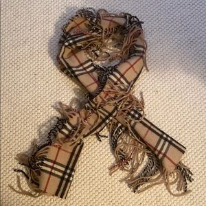 FLASH SALE Burberry Classic Check Cashmere Scarf